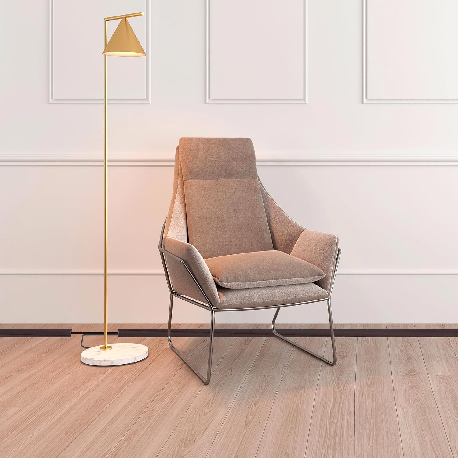 Floor Cord Cover Self Adhesive Cord Hider,10FT Cable Management, Extension Strip Protector for Wires, Prevent Cable Trips for Offices, Gyms, Exhibitions Cavity:0.39"(W) x 0.27"(H) Black Wood