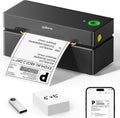 POLONO Bluetooth Thermal Shipping Label Printer, Wireless 4x6 Shipping Label Printer for Small Business, Support iOS, Android, Windows and Mac, Compatible with Amazon, Ebay, Shopify, Etsy, USPS(Black)