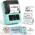 Phomemo M120 Label Maker Machine with Tape, 2 Inch Bluetooth Label Printer for Small Bussiness, Office, Home, School, Barcode Label Maker with Versatile App with 1000+Icons and 100 Fonts, Green