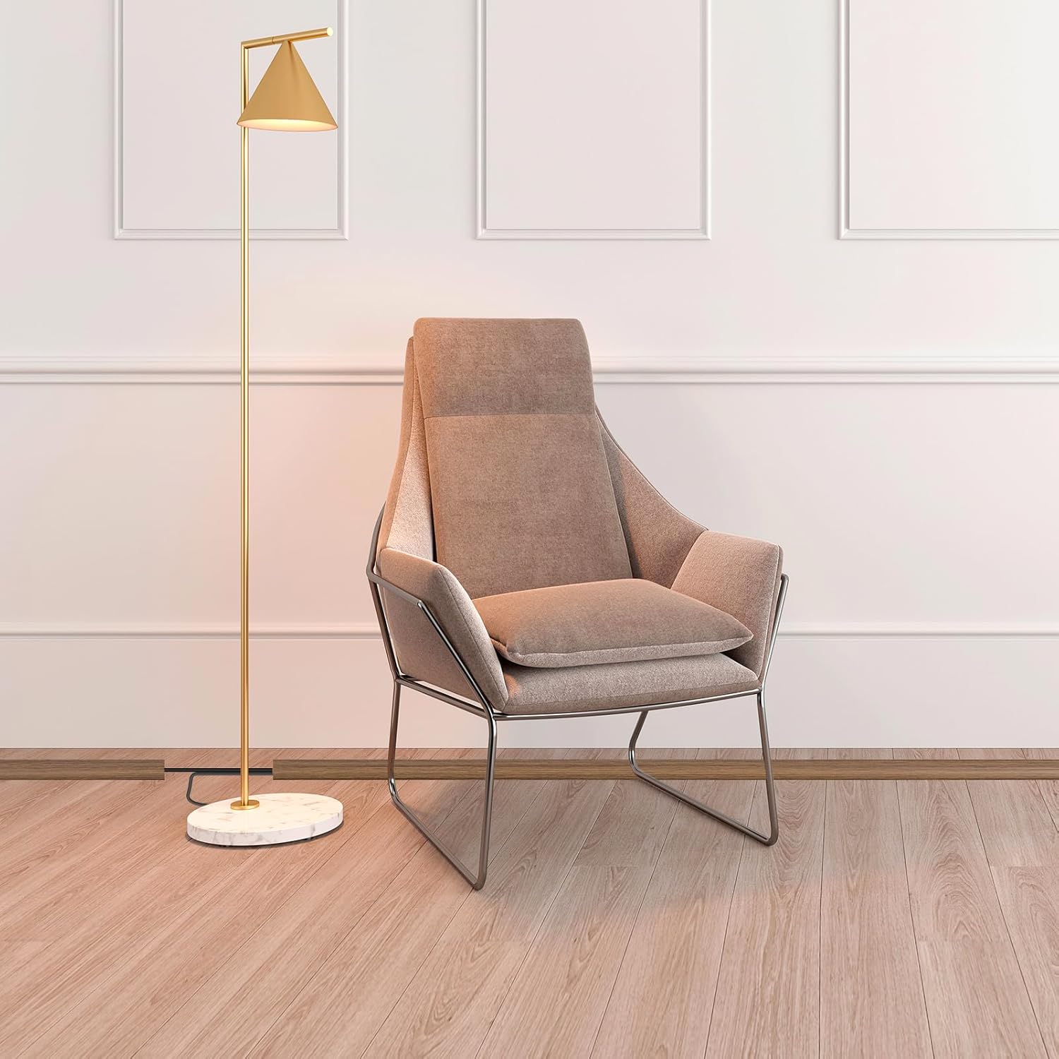 Floor Cord Cover Cable Cavity Self Adhesive Cord Hider Floor 10FT Floor Cable Management Power Cord Protector Floor Electric Cord Covers for Offices, Gym, Exhibitions (Misty Brown Wood, 1.18" x 10')