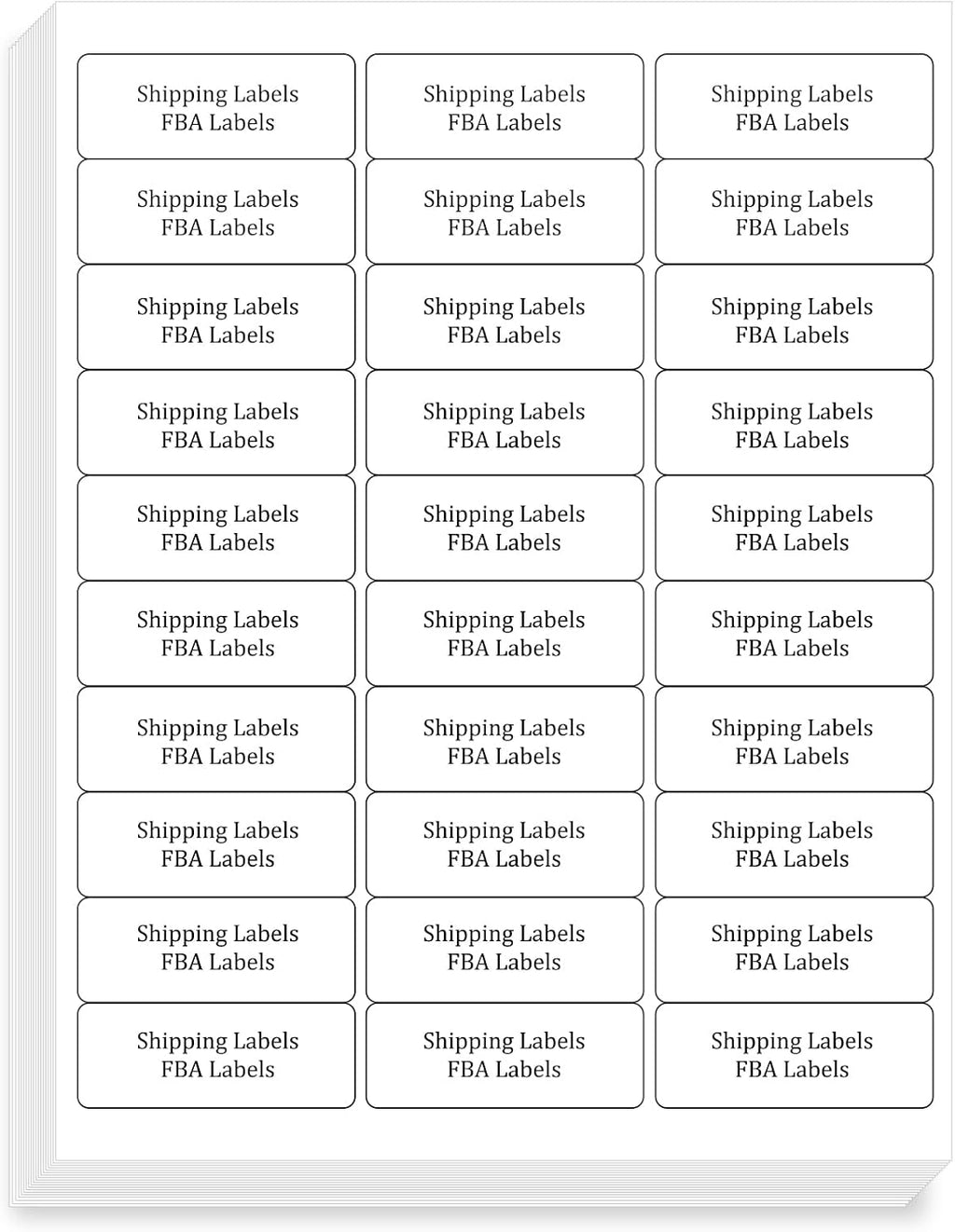 FungLam 1" x 2-5/8" Shipping Address Labels 900 Label Stickers Paper for Laser/Inkjet Printer 30 per Page Printable Mailing Labels (30 Sheets, 900 Labels)