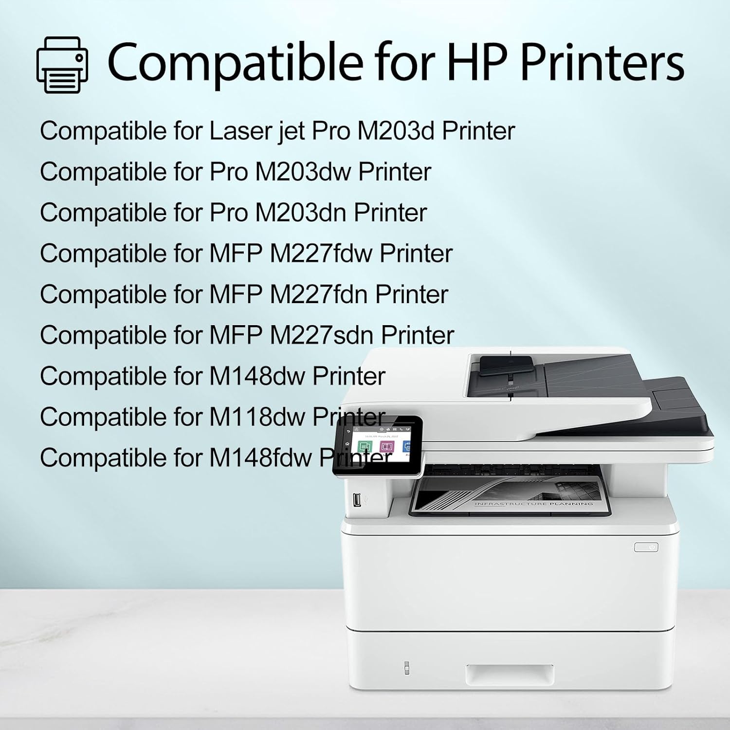 greencycle Compatible 32A Replacement for HP 32A Drum Unit CF232A use for Laserjet Pro M203d M203dn M203dw M227fdw M227fdn M227sdn M148dw M148fdw M118dw Printer (4-Pack)