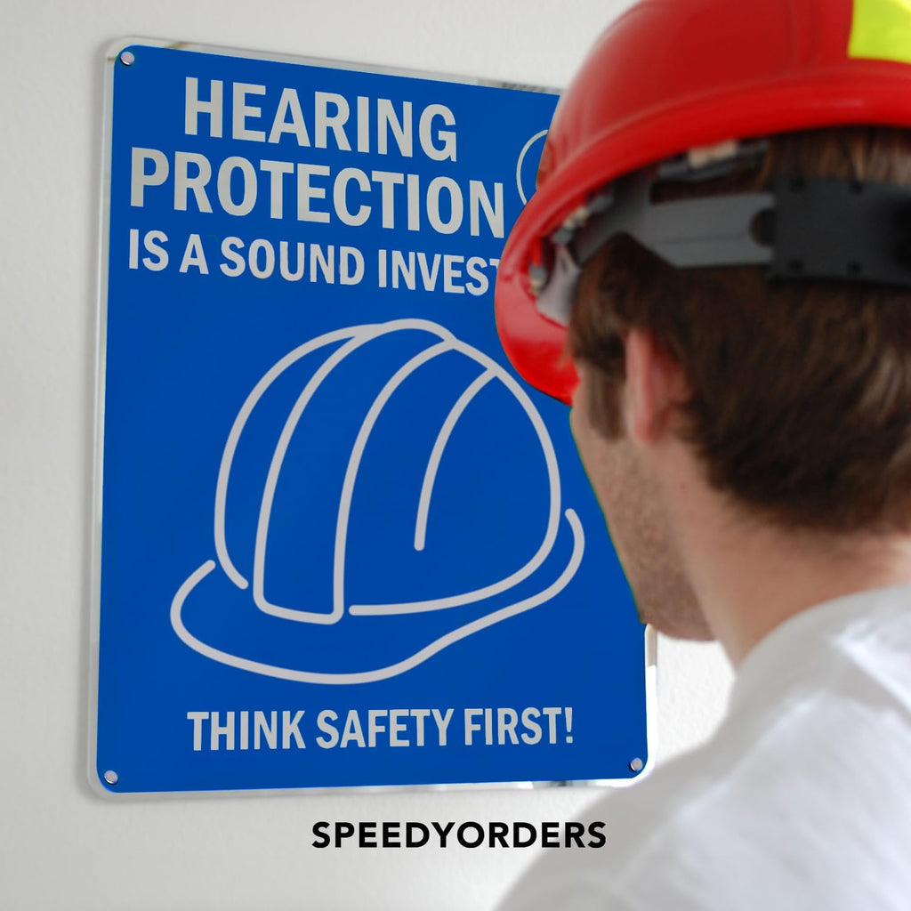 Custom Outdoor Metal Signs, Personalized Aluminum Signs, Customized Safety Signs, Metal Business Signs, Waterproof Outdoor Business Signs, White Aluminum (Blue, 30x24 In)