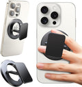 Dual-Side for Magsafe Phone Grip with Magnetic Phone Stand, Magnet Ring Holder for iPhone 16/15/14/13/12 Pro Max Series Magsafe Case, Strong Magnetic Car Mount, Gym Phone Holder