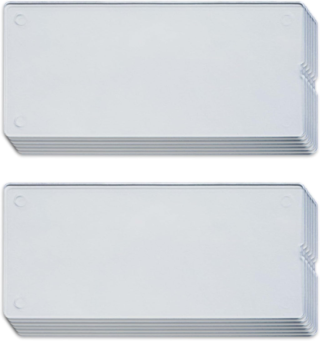 BLUE GINKGO 12 Dividers - Compatible with Large 12-Drawer Storage Cabinet (12-Pack) - Clear