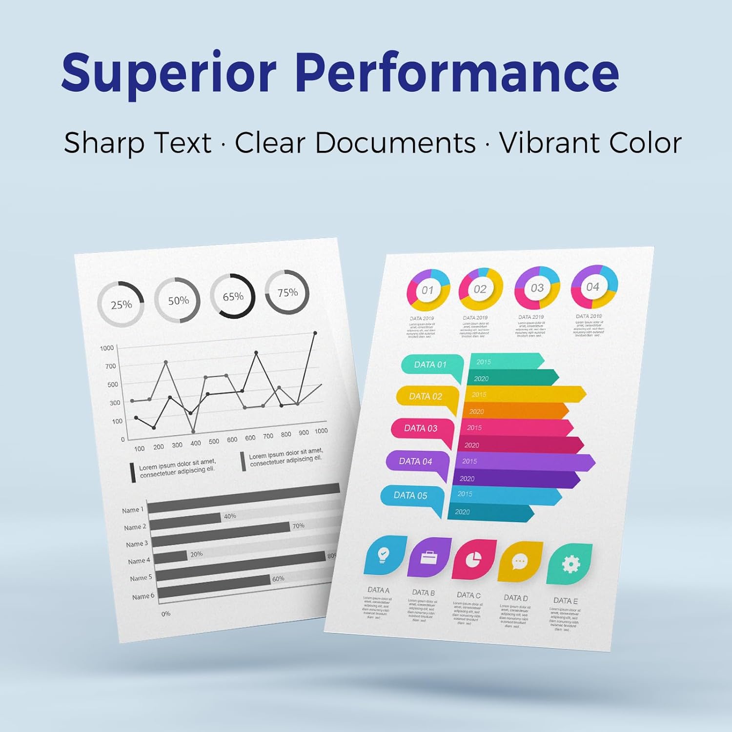 822XL Remanufactured Replacement for Epson 822XL Ink Cartridges Combo Pack 822 822 XL T822XL Ink for Workforce Pro WF-3820 WF-4830 WF-4820 WF-4830 WF-4833 WF-4834 Printer (5 Pack)