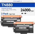 TN880 Black Toner Cartridge 2-Pack High Yield Compatible for Brother TN-880 TN850 880 Toner for HL-L6200DW L6200DWT L5200DW L5100DN L6400DW MFC-L5800DW L5700DW L6700DW L6800DW DCP-L5600DN Printer Ink