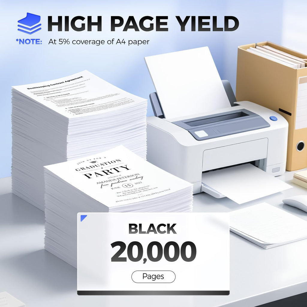 56F1X00 Toner Cartridge Black 1-Pack Extra High Yield (with Chip) Replacement for Lexmark 56F1X00 Toner Compatible for Lexmark MS421dn MS521dn MS621dn MS622de MX321adw MX421ade MX521de Laser Printers