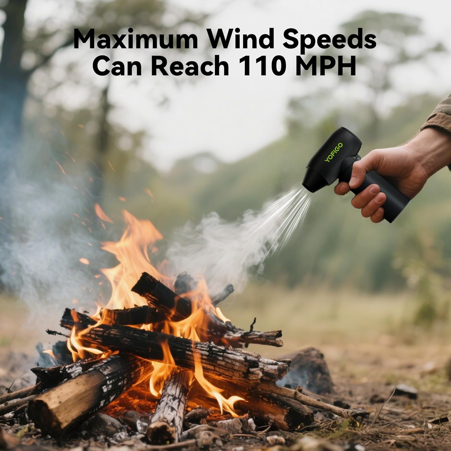 Compressed Air Duster, YOFIGO Electric Air Duster PC & Keyboard Cleaning Kit, 150000RPM Rechargeable 4-Speed Dust Mover for Car, Mini Metal Handheld Air Blower Replaces Compressed Air Can