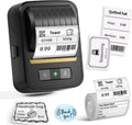 Label Maker Machine with Tape, Bluetooth Label Makers, Portable Thermal Label Printer Easy to Use for Small Business, Home, Office, School, Barcode, Address, Sticker Printer for Phone
