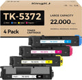 TK-5372 TK5372 Toner Cartridges 4-Pack High Yield Replacement for Kyocera TK-5372K TK-5372C TK-5372M TK-5372Y Compatible with Kyocera ECOSYS PA3500cx MA3500cix MA3500cifx Laser Printers Copy Ink CMKY