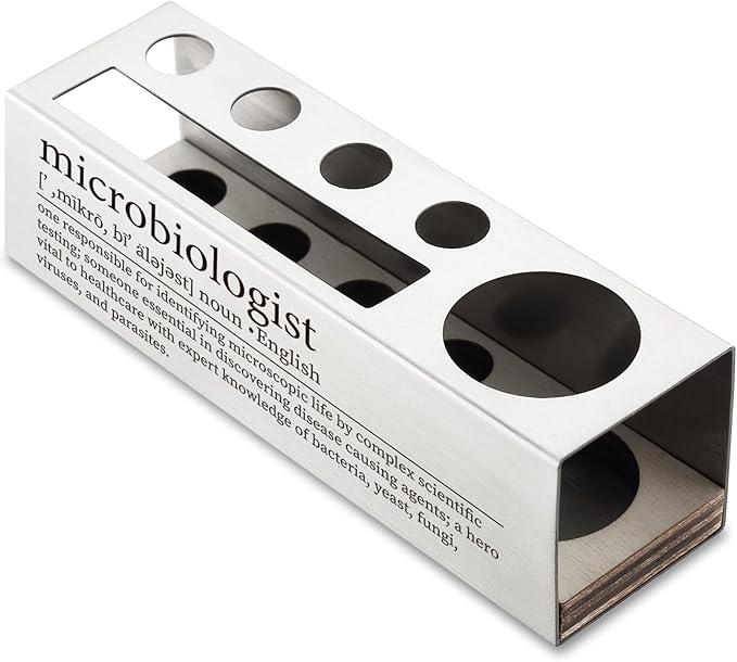 Microbiology Gifts for Women, Microbiologist Office Pen Holder, Microbiology Appreciation Thank You Gifts Pencil Holders WCC33