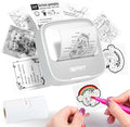 iDPRT Portable Sticker Maker Machine with 1 Roll Sticker Paper, Mini Printer Efficiently and Quickly, Thermal Printer for Study Notes, Pictures, DIY, Label, Free App with Multiple Templates, Grey
