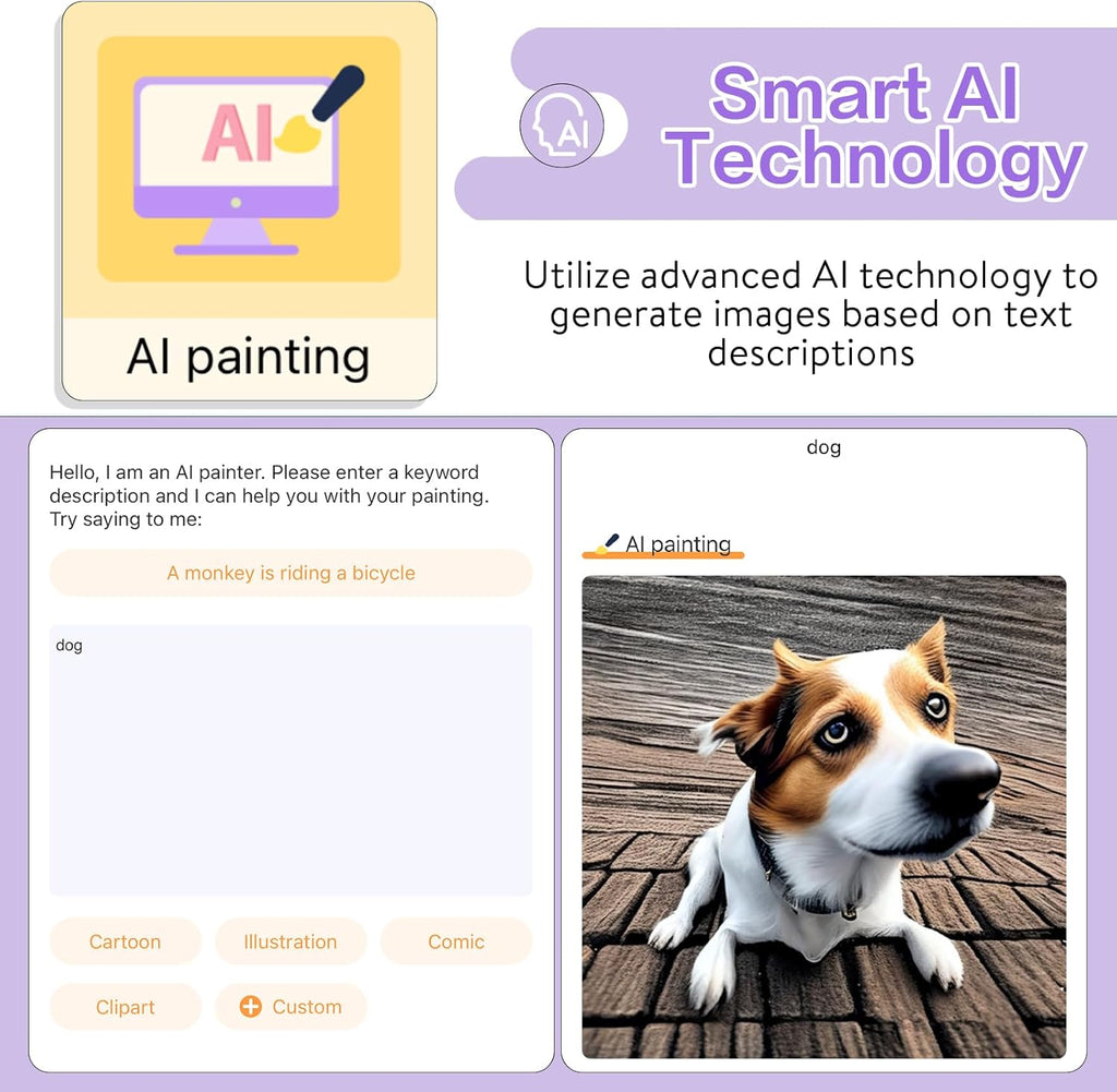 HuiJuKeJi Mini Sticker Printer Bluetooth Smart Pocket Inkless Thermal Printer with 11 Rolls Thermal Paper and Sticker for iOS&Android, Portable Receipt Printer for Photo Journal Notes Memo