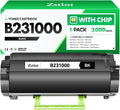 B231000 Toner Cartridge with chip High Yield Black Replacement for Lexmark B231000 Toner Compatible for Lexmark B2338 B2442 B2546 B2650 MB2338 MB2442 MB2546 MB2650 Laser Printer Ink dw dn adw adwe ade