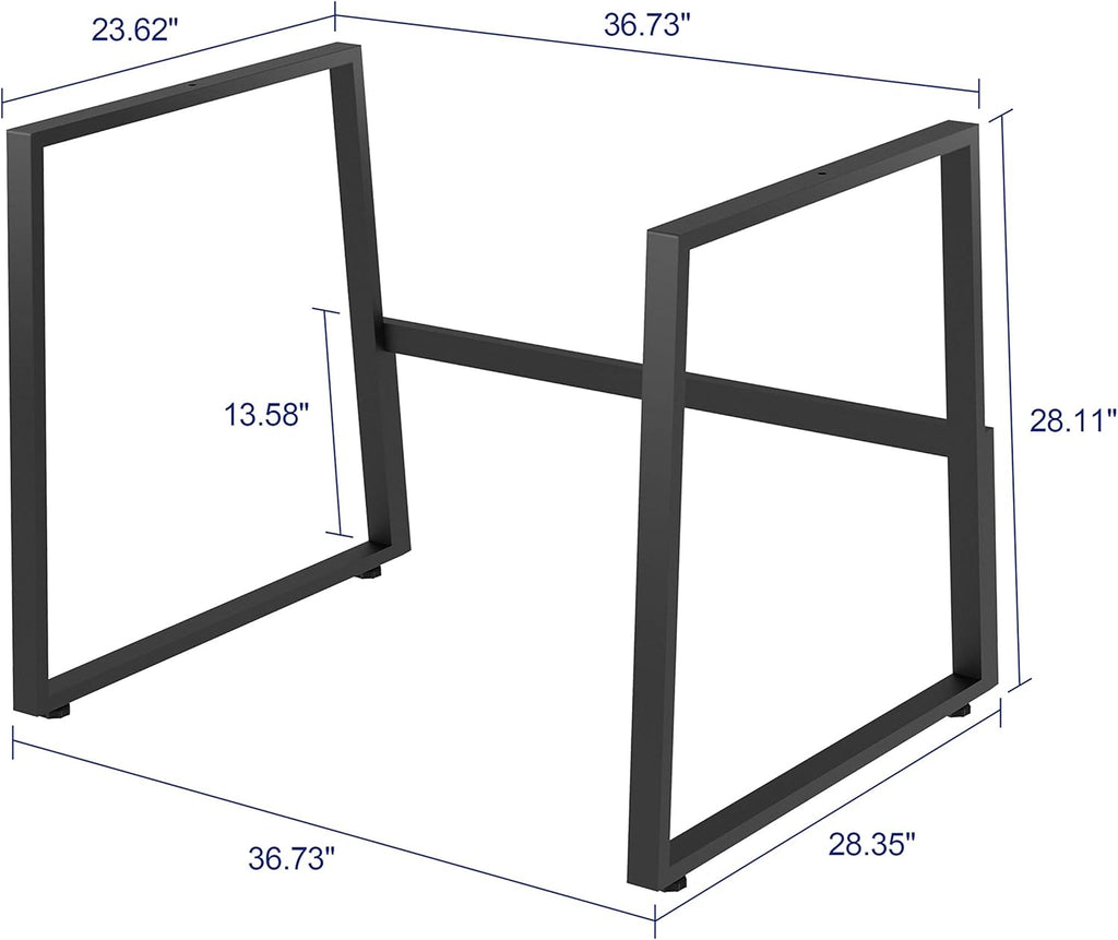 Rocelco 40" Large Height Adjustable Standing Desk BUNDLE - Quick Sit Stand Up with Floor Stand - Tall Gas Spring Assist Computer Workstation - Retractable Keyboard Tray - Black (R DADRB-40-FS2)