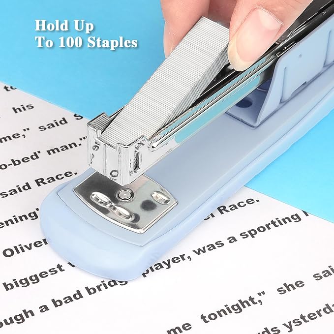 Tamaki Stapler, Office Stapler, Staplers for Desk(Blue)