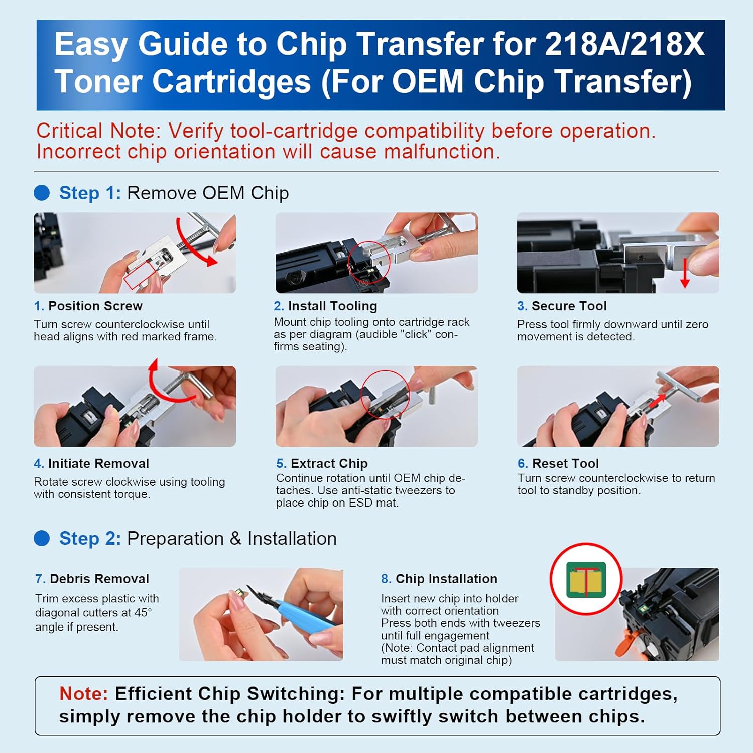 InkNI 218A Toner Cartridges 4 Pack (No Chip) Replacement for HP 218A W2180A for HP 218X for HP Color Laserjet Pro MFP 3301FDW 3201DW 3301SDW 3301CDW Printer Ink W2180X High Yield (4 Pack, B/C/Y/M)