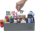 -Large Carry Caddy Bin Basket Portable Office Desk Storage DIY- MADE IN USA (Orion Gray)