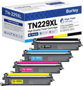 TN229XL TN229 Toner Cartridges 4 Pack High Yield Compatible TN229XL TN229 Replacement for Brother TN229XL TN-229XL TN229 XL HL-L3220CDW MFC-L3765CDW MFC-L3780CDW Printer.