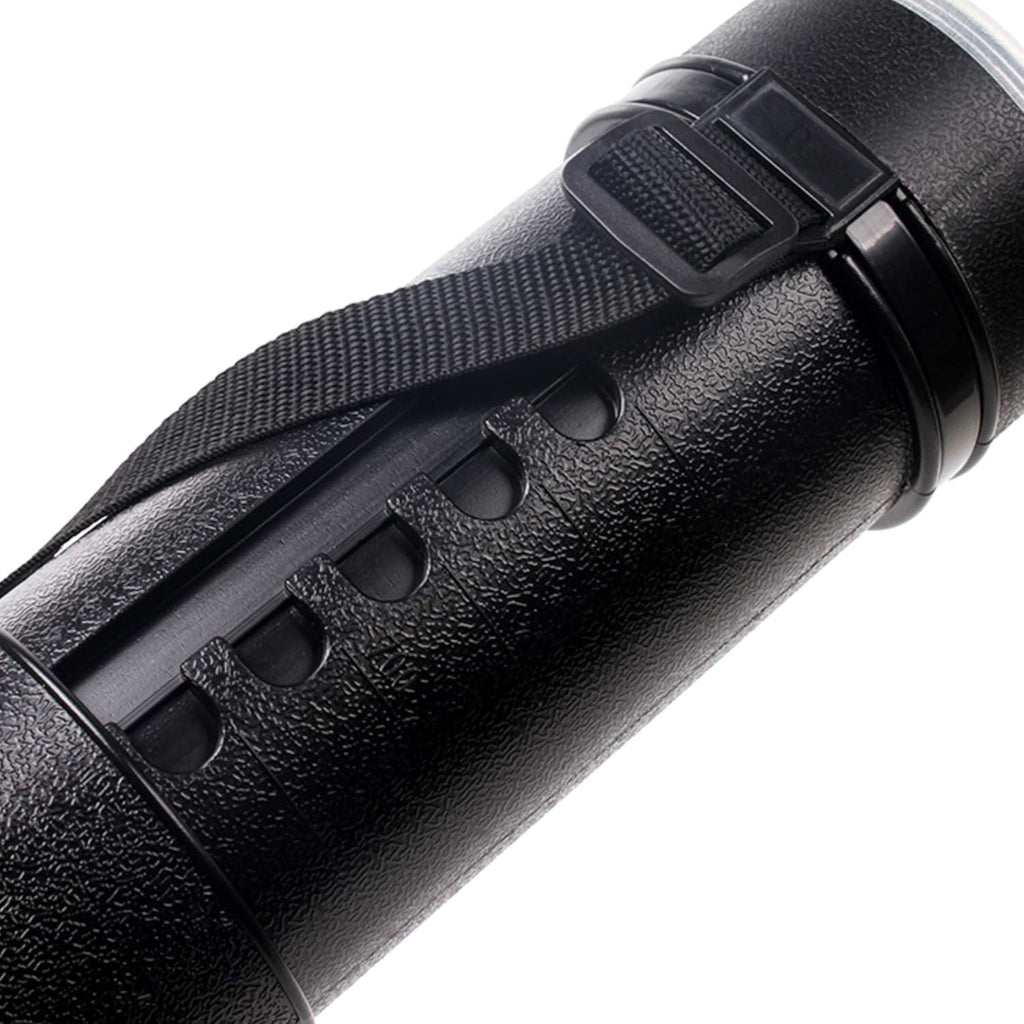 CALPALMY 2-Pack Extendable Poster Tubes Expand from 24.5” to 40” with Shoulder Strap | Carry Documents, Blueprints, Drawings and Art | Black Portable Durable Round Storage Cases with Lids and Labels