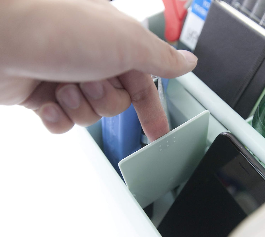 -Large Portable Caddy, DIY Dividers, 8 Compartments, School Office Supplies Home Business Organizer,Portable Basket with Handle Storage Organizer Modern Made in USA (10 PACK, Mint)