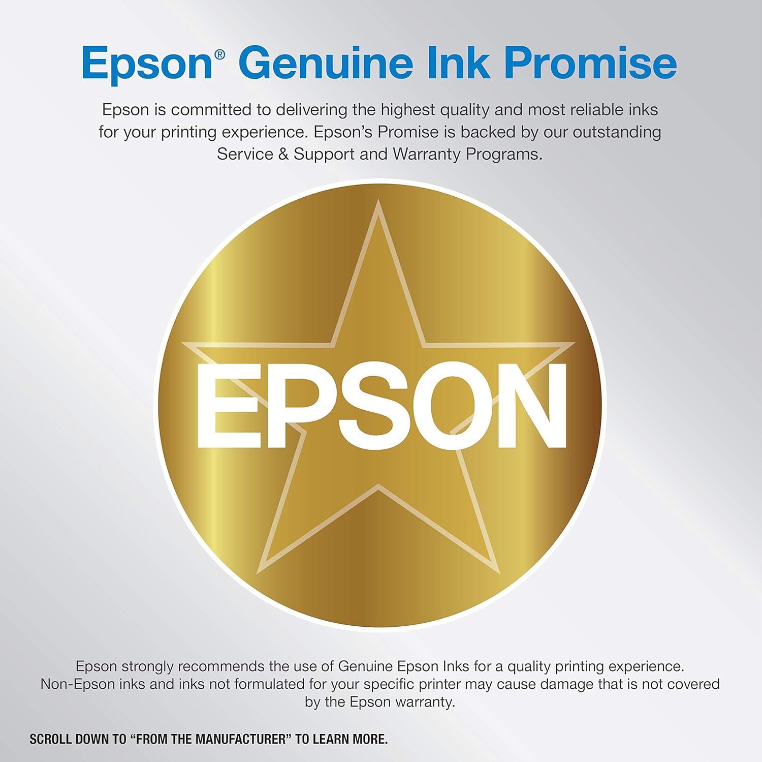 Epson EcoTank Pro ET-5800 Wireless Color All-in-One Supertank Printer with Scanner, Copier, Fax and Ethernet, White