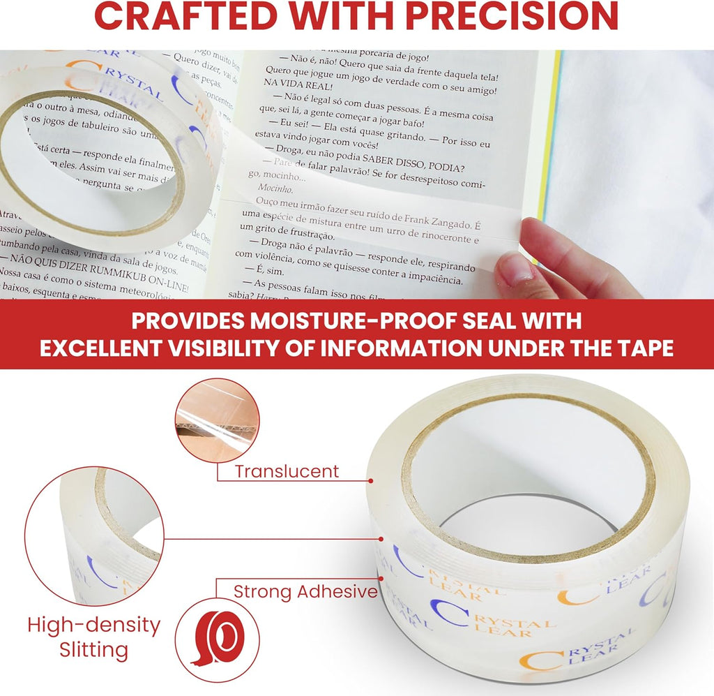 GGR Supplies T.R.U. LP-20CC Book Repair Crystal Clear Label Protection Tape: 1.5 in. x 72 yds. (Pack of 1)