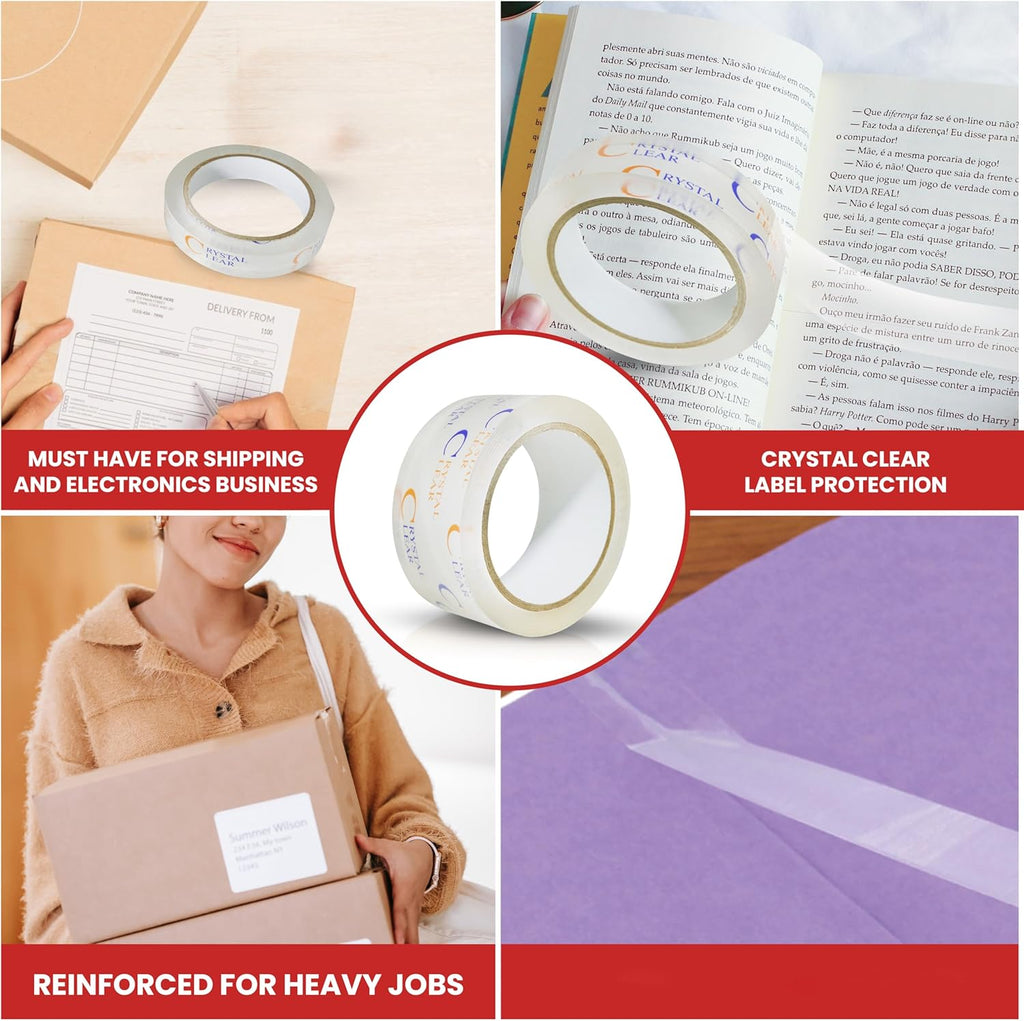 GGR Supplies T.R.U. LP-20CC Book Repair Crystal Clear Label Protection Tape: 1.75 in. x 72 yds. (Pack of 42)