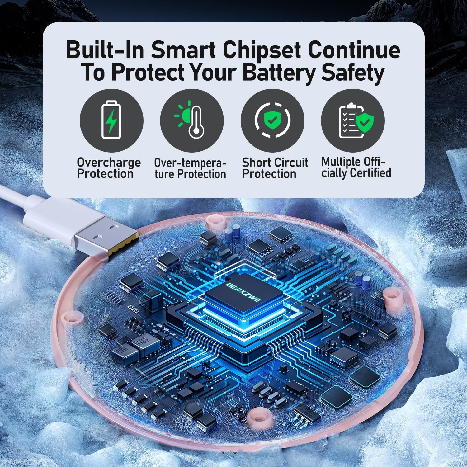 3 in 1 Wireless Charging Station for Apple Mag-Safe 15W Fast Charger Stand for Multiple Apple Devices Magnetic Charger for iPhone 16/15/14/13/12 Series, AirPods, iWatch Series(Pink)