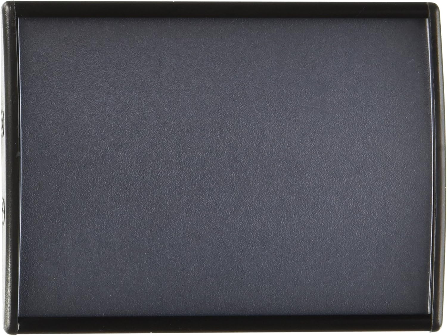 Displays2go (Set of 5) 3" x 4" Curved Office Wall Sign Holder - Office Business Door Sign Holder with Mounting Tape Included - Black Aluminum (WCSBK34)