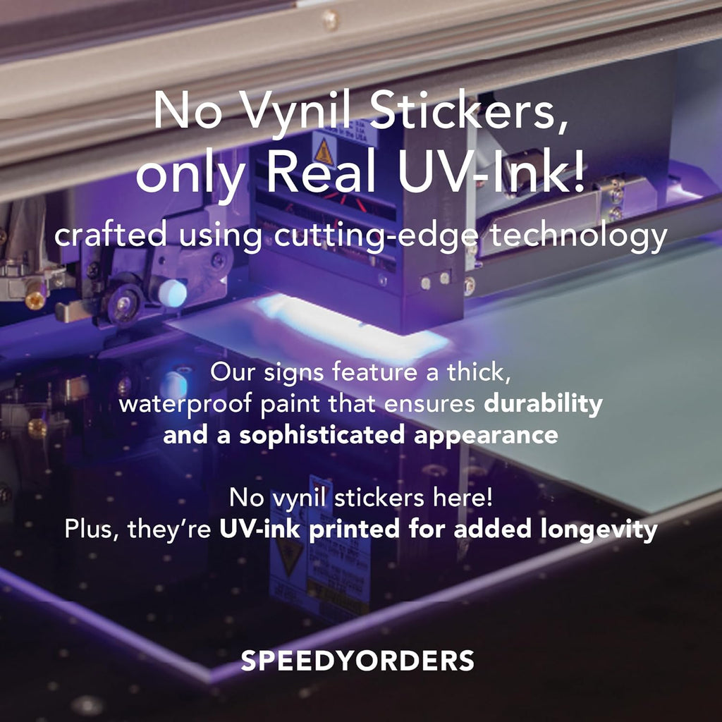 Custom Outdoor Metal Signs, Personalized Aluminum Signs, Customized Safety Signs, Metal Business Signs, Waterproof Outdoor Business Signs, White Aluminum (Picture, 24x18 In)