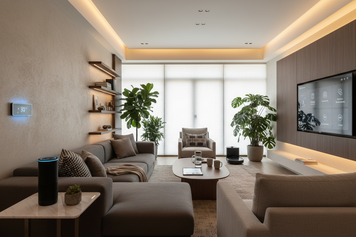 At ModTech Living, we bring the future of smart living right into your home. Our mission is simple: to make technology work for you, not the other way around. From the latest smart home gadgets to innovative lifestyle tech, every product in our collection is designed to enhance comfort, convenience, and connectivity. (make it real photo)